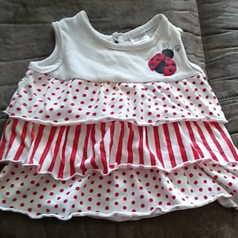 Ladybugs colored dress